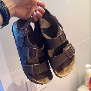 Birkenstock Brown Sandals size 38 EUC